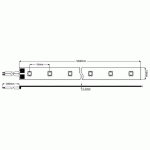 Tira LED 5 mts Flexible 72W 300 Led SMD 5050 IP20 RGB+Blanco Cálido Alta Luminosidad